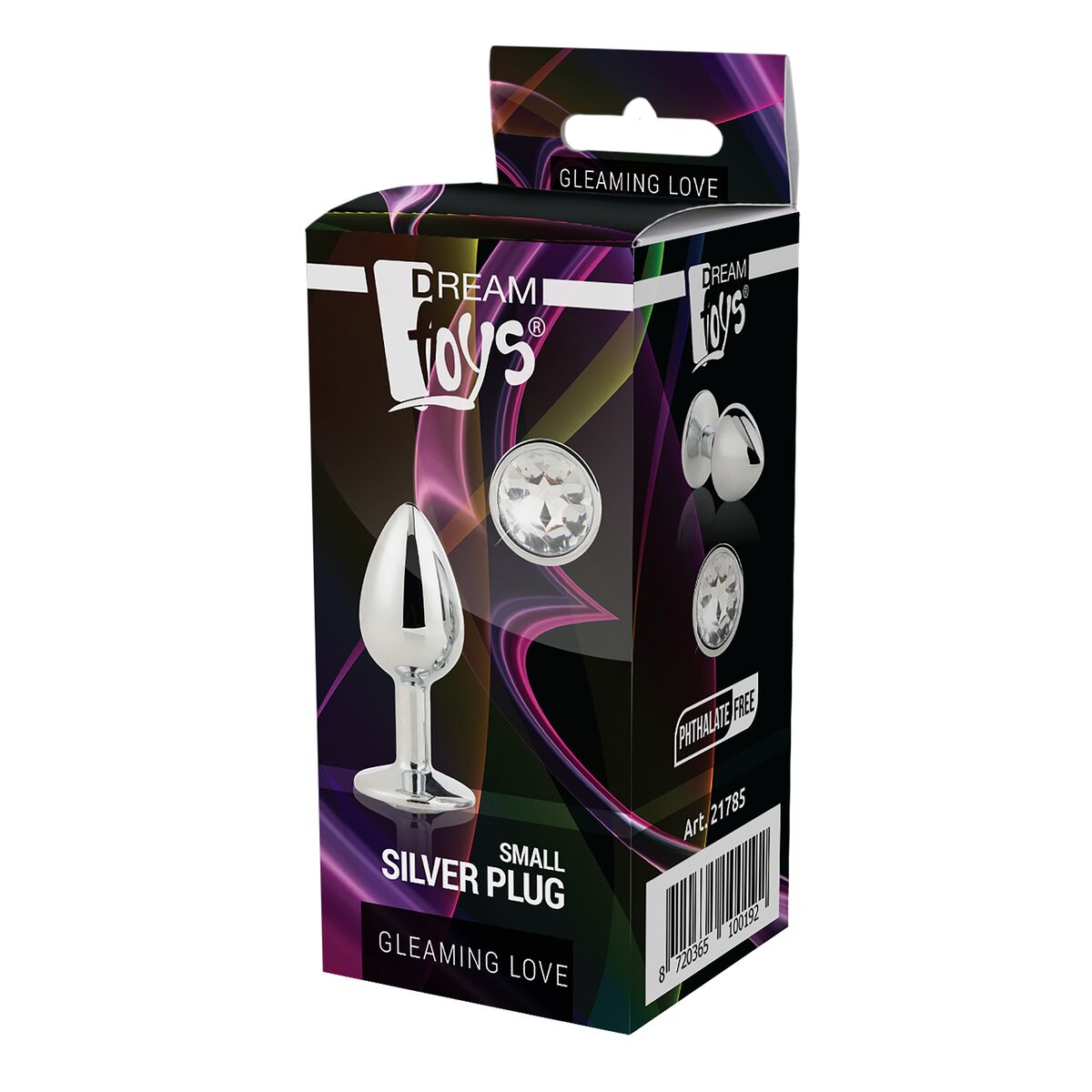 Plug Anal Dream Toys Gleaming Love Silberfarben